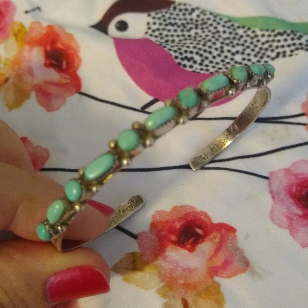 Turquoise bangle bracelet